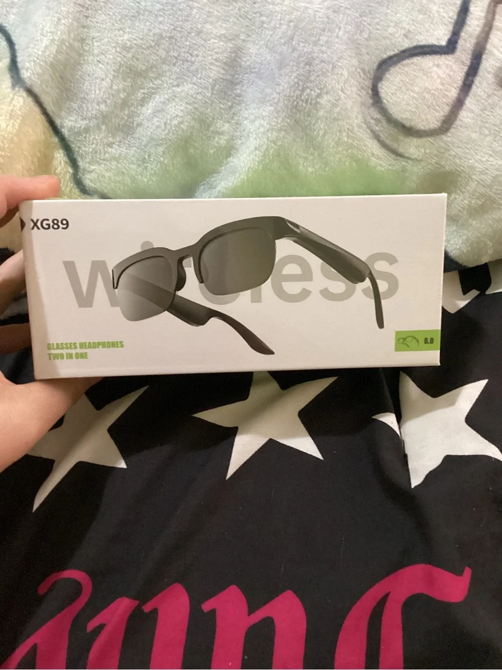 Wireless Sunglasses Headphones - Black